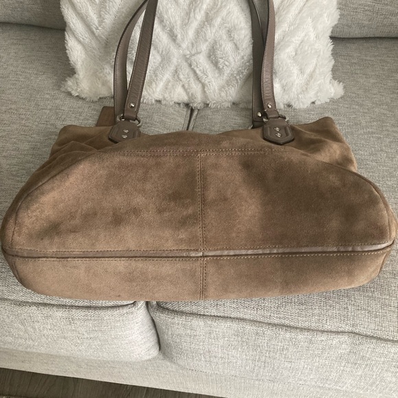 Suede Coach Purse - Picture 8 of 11